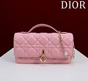 Bagsaaa My Dior Mini Bag Antique Pink Cannage Lambskin - 21 x 11.5 x 4.5 cm - 1