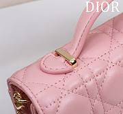 Bagsaaa My Dior Mini Bag Antique Pink Cannage Lambskin - 21 x 11.5 x 4.5 cm - 3