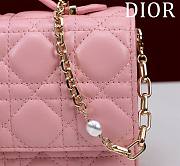 Bagsaaa My Dior Mini Bag Antique Pink Cannage Lambskin - 21 x 11.5 x 4.5 cm - 2