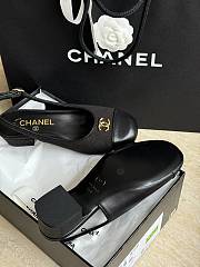 Bagsaaa Chanel Slingbacks Wool & Calfskin Black G45768 - 2