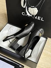 Bagsaaa Chanel Slingbacks Calfskin Black G45768 - 5