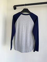 Bagsaaa Celine Paris T-Shirt In Cotton Jerseygrey Melange/Navy - 3