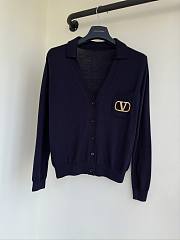 Bagsaaa Valentino Wool Cardigan Navy - 1