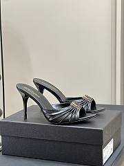 Bagsaaa YSL Babylone Mules In Smooth Leather Black 9cm - 1