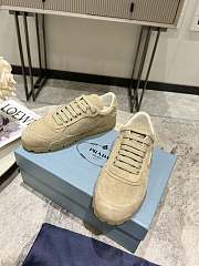 Bagsaaa Prada Faded Suede Sneakers Light Beige - 5