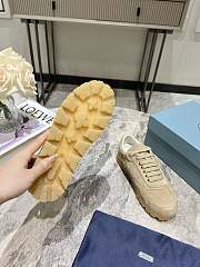 Bagsaaa Prada Faded Suede Sneakers Light Beige - 4