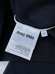 Bagsaaa Miumiu Nylon Sweatshirt Navy - 5