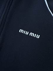 Bagsaaa Miumiu Nylon Sweatshirt Navy - 3