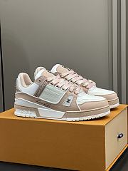 Bagsaaa LV Trainer Sneaker Pink Gradient laces - 1