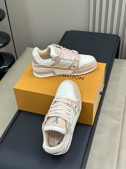 Bagsaaa LV Trainer Sneaker Pink Gradient laces - 2