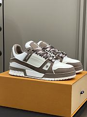 Bagsaaa LV Trainer Sneaker Taupe Gradient laces - 1