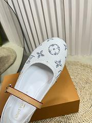 Bagsaaa Louis Vuitton Romy Flat Ballerina White - 4