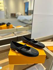 Bagsaaa Louis Vuitton Romy Flat Ballerina Black - 5