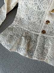 Bagsaaa Celine Chelsea Jacket In Lace Naturel - 4