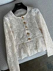 Bagsaaa Celine Chelsea Jacket In Lace Naturel - 2