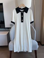 Bagsaaa Chanel Polo Dress White - 1