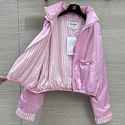 Bagsaaa Chanel Stripes Plain Logo Jackets Pink - 5