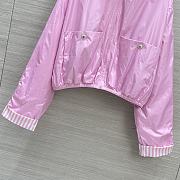 Bagsaaa Chanel Stripes Plain Logo Jackets Pink - 3