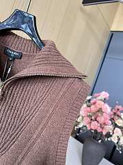 Bagsaaa Chanel Sweater Brown Cashmere P77533 - 4