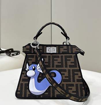 Bagsaaa Fendi Peekaboo ISeeU Petite FENDI x FRGMT x POKÉMON - 20x11x15 cm