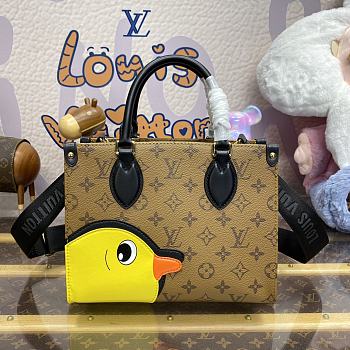 Bagsaaa Louis Vuitton M47199 OnTheGo PM Tote Bag duck crafted - 25 x 19 x 11.5 cm