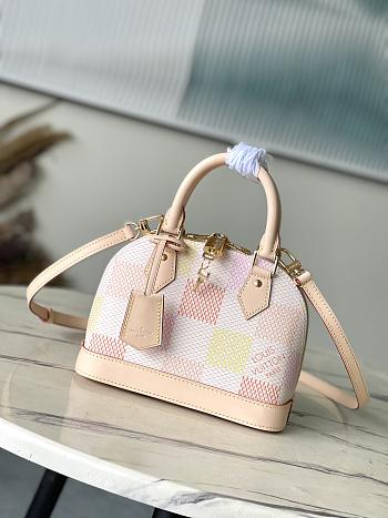 Bagsaaa Louis Vuitton N40516 Alma BB Bag Peach - 23.5 x 17.5 x 11.5 cm