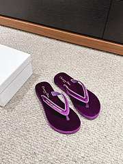 Bagsaaa Diorsea Thong Sandal Purple Velvet - 1