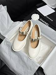 Bagsaaa Chanel Mary Janes G45778 White - 1