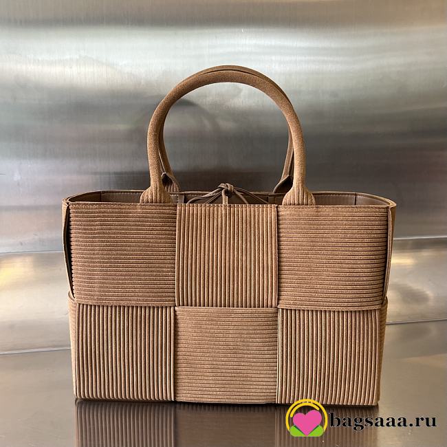 Bagsaaa Bottega Veneta Small Arco Tote Bag Brown - 30x20x11.5 cm - 1