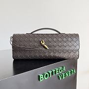 Bagsaaa Bottega Veneta Long Clutch Andiamo With Handle Fondant - 31*13*3cm - 1