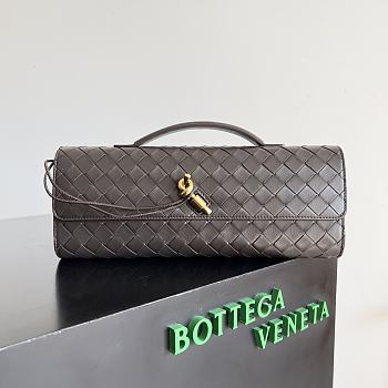 Bagsaaa Bottega Veneta Long Clutch Andiamo With Handle Fondant - 31*13*3cm