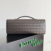 Bagsaaa Bottega Veneta Long Clutch Andiamo With Handle Fondant - 31*13*3cm - 4