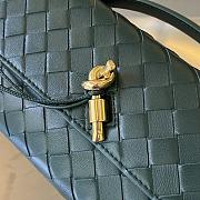 Bagsaaa Bottega Veneta Long Clutch Andiamo With Handle Green - 31*13*3cm - 3