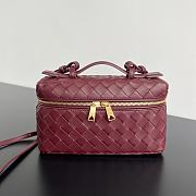 Bagsaaa Bottega Veneta Bang Bang Vanity Case Red - 23*12.5*5cm - 1