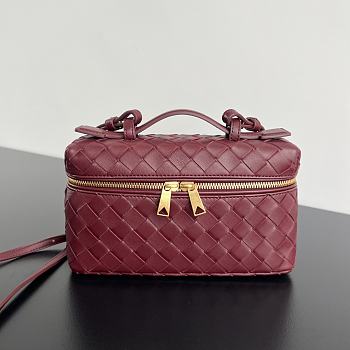 Bagsaaa Bottega Veneta Bang Bang Vanity Case Red - 23*12.5*5cm