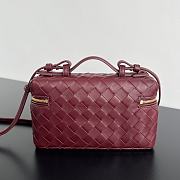 Bagsaaa Bottega Veneta Bang Bang Vanity Case Red - 23*12.5*5cm - 4