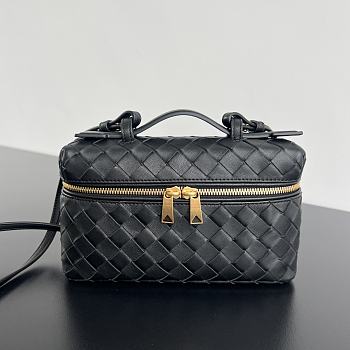 Bagsaaa Bottega Veneta Bang Bang Vanity Case Black - 23*12.5*5cm