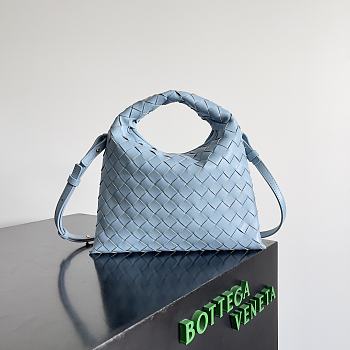 Bagsaaa Bottega Veneta Mini Hop Blue - 25.5*14.5*11cm