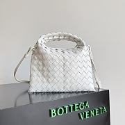 Bagsaaa Bottega Veneta Mini Hop White - 25.5*14.5*11cm - 1