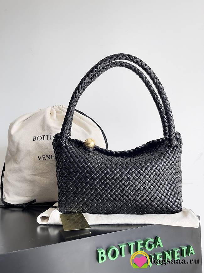 Bagsaaa Bottega Veneta Tosca Shoulder Bag Black - 27*9*18cm - 1