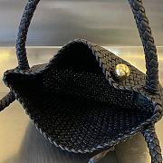 Bagsaaa Bottega Veneta Tosca Shoulder Bag Black - 27*9*18cm - 2