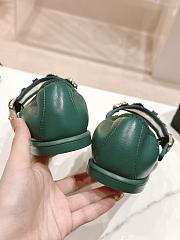 Bagsaaa Chanel Mary Janes G45778 Green - 5