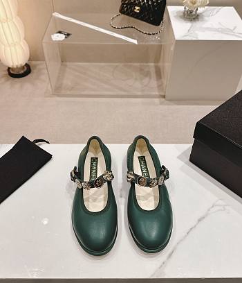 Bagsaaa Chanel Mary Janes G45778 Green