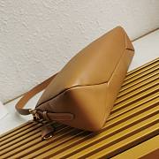 Bagsaaa Prada Aimèe Large Leather Shoulder Bag Brown - 39x23x12 cm - 2