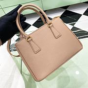 Bagsaaa Small Prada Galleria Saffiano Leather Bag Nude Pink - 24.5x16.5x11 cm - 2