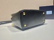 Bagsaaa Small Prada Galleria Saffiano Leather Bag Black - 24.5x16.5x11 cm - 5