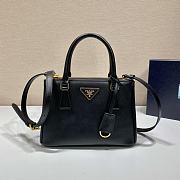 Bagsaaa Small Prada Galleria Saffiano Leather Bag Black - 24.5x16.5x11 cm - 2