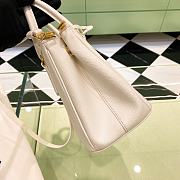 Bagsaaa Small Prada Galleria Saffiano Leather Bag White - 24.5x16.5x11 cm - 4