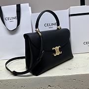 Bagsaaa Celine Medium Nino Bag In Supple Calfskin Black - 25 X 17.5 X 10 CM - 5