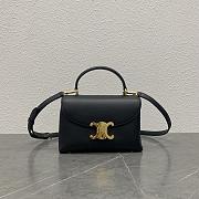 Bagsaaa Celine Teen Nino Bag In Supple Calfskin Black - 20.5 X 13 X 8 CM - 1